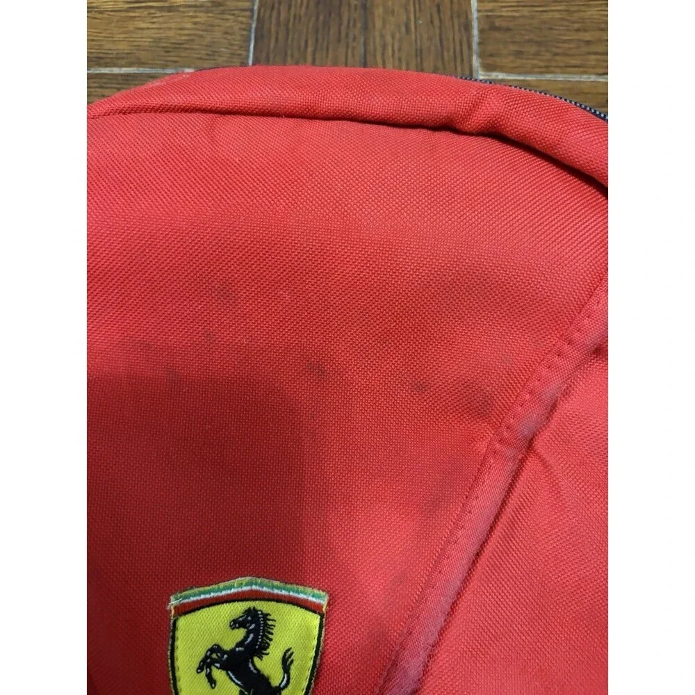 Ferrari x PUMA Scuderia Formula 1 Red Backpack Laptop Bag Racing Bag